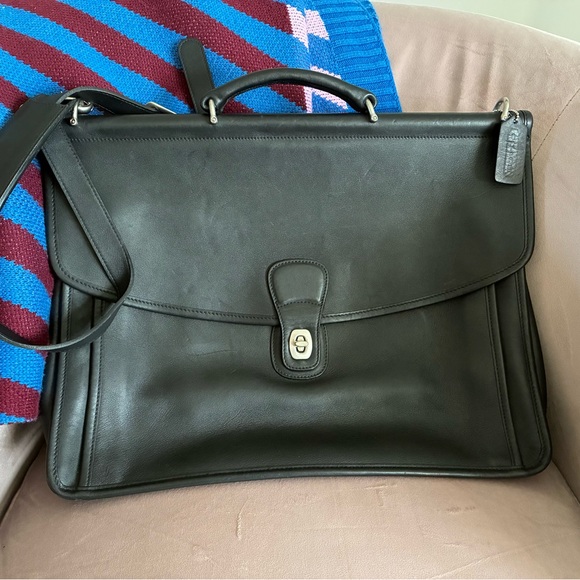 Pre-Loved COACH Vintage All Leather Beekman Briefcase - Picture 1 of 16